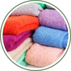 Színes törölközők