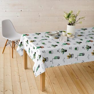 Prémium impregnált modern asztalterítő - CACTUS