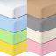 Cotton jersey fitted sheet in various sizes and colors