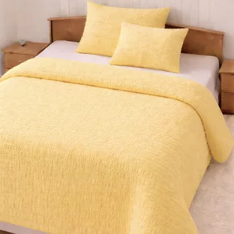 Krepp garnitúra citromsárga