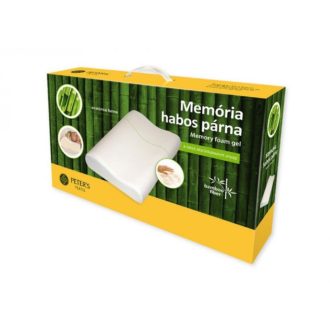 Memóriahabos anatómiai párna bambuszos huzatban