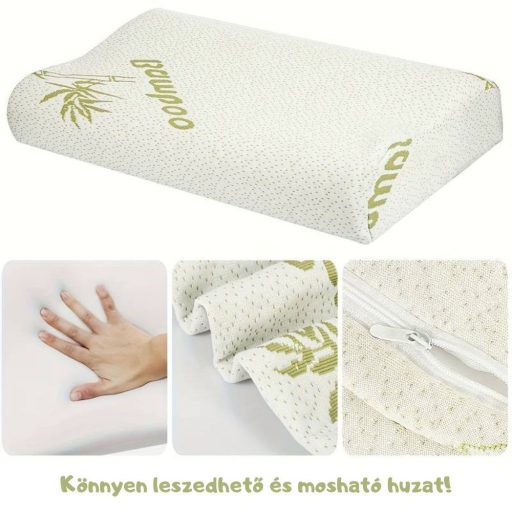 MEMÓRIAHABOS ANATÓMIAI PÁRNAHUZAT bambuszos (csak huzat)