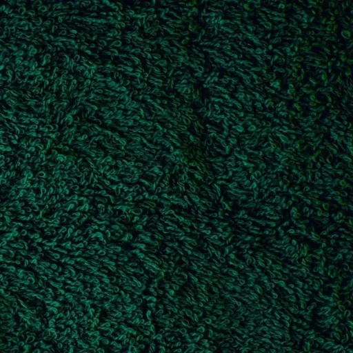 Frottír sötétzöld törölköző 50 x 90 méretben