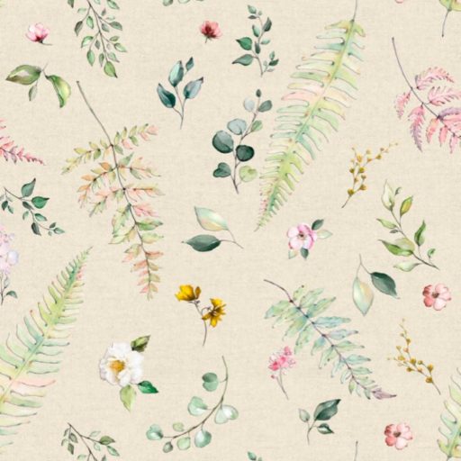 Prémium impregnált modern asztalterítő 140 x 200 - BOTANICAL