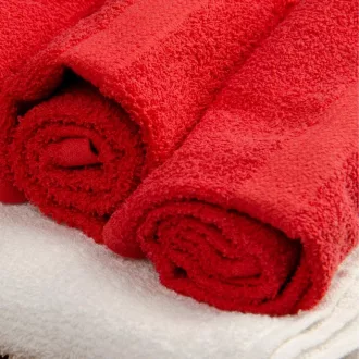 Frottír piros törölköző 70 x 130 méretben