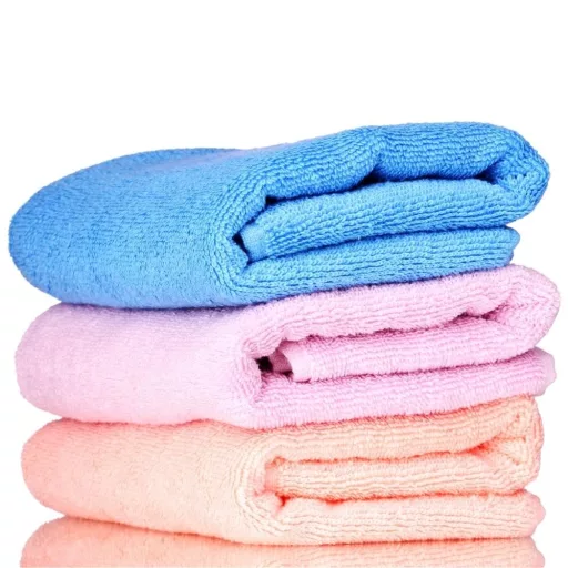 Frottír világoskék törölköző 50 x 90 méretben