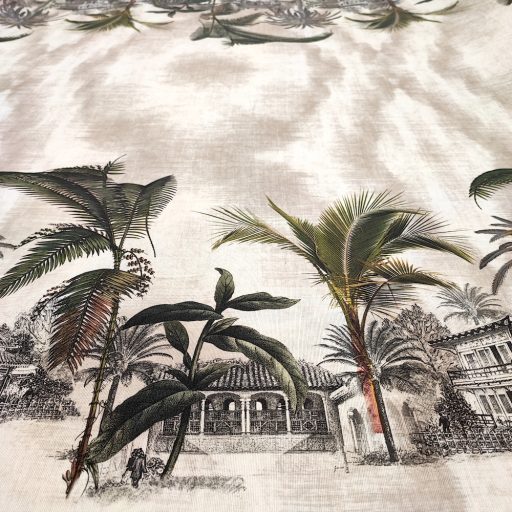 japán mintás terítő