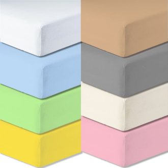 Pamut jersey lepedő gyerek méretekben