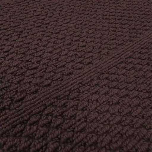 Pamut frottír kádkilépő 50 x 70 - Sötétbarna