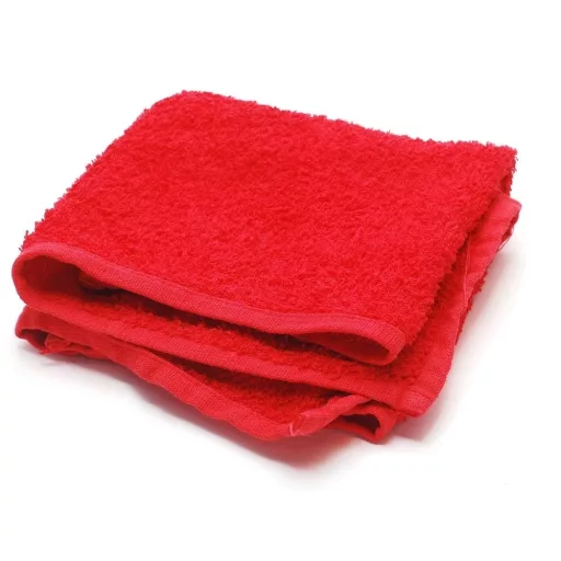 Frottír piros törölköző 50 x 90 méretben