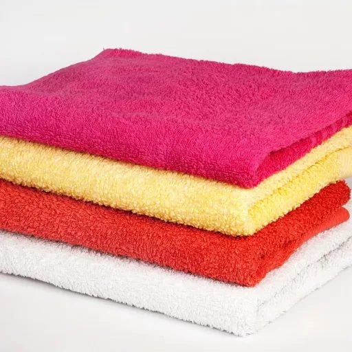 Frottír krém törölköző 30 x 50 méretben