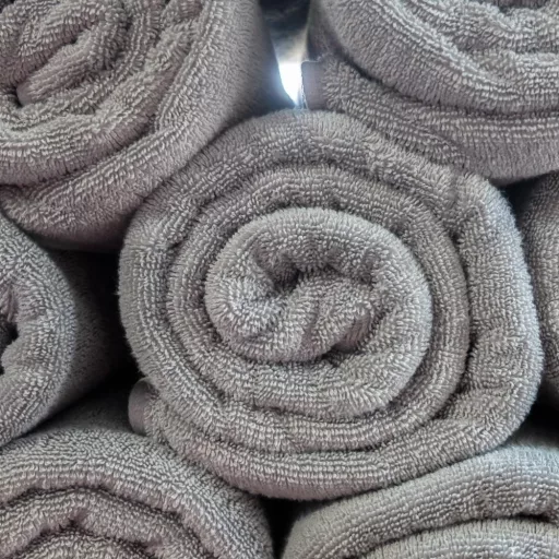 Frottír szürke törölköző 70 x 130 méretben