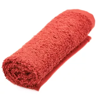 Frottír terrakotta törölköző 70 x 130 méretben