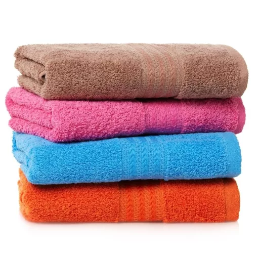 Frottír terrakotta törölköző 70 x 130 méretben