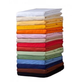 Terry fitted sheet in selectable sizes and colors