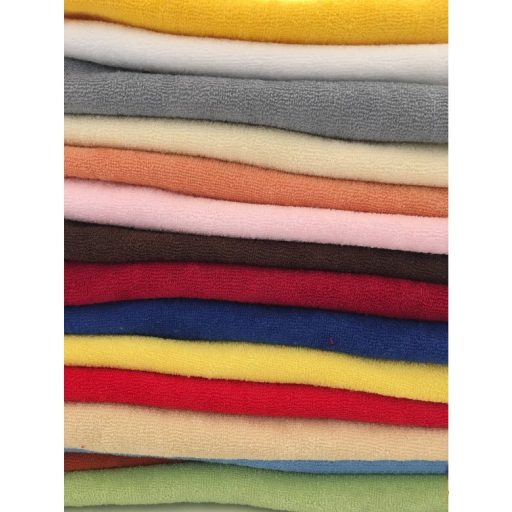 Terry fitted sheet in selectable sizes and colors