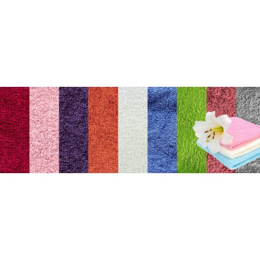 Terry fitted sheet in selectable sizes and colors