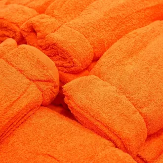 Frottír narancs törölköző 70 x 130 méretben