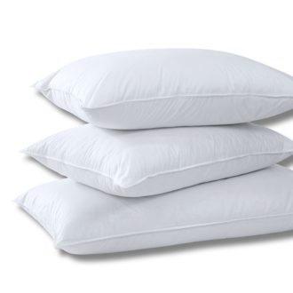 90–100% down content small pillow (pure down)