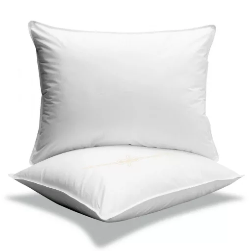 90–100% down content small pillow (pure down)